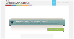 Desktop Screenshot of christiancollege.info